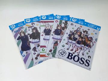 BOSS ✕ ウマ娘プリティーダービー クリアファイル 