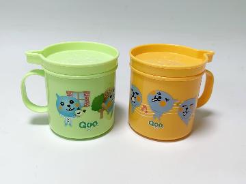 Qoo 豆皿にもなるフタ付きマグカップ 